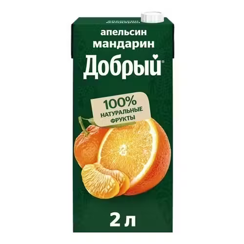Напиток Сокосодержащий Добрый Апел Син Мандарин 2 л