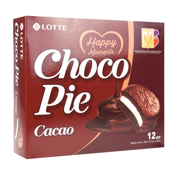 Печенье Choco Pie Cacao Lotte
